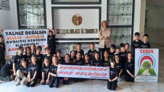 Kılıçaslan İlkokulundan depremzede kardeş okula 63 bin lira destek