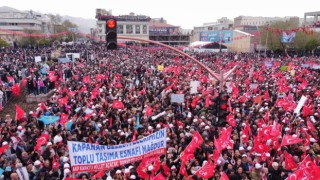 Kılıçdaroğlu, Erzincanda miting yaptı