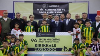 Kırıkkalede spor kulüplerine 2 milyon 25 bin liralık nakdi destek