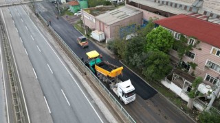 Körfezde bozulan yollara anında müdahale