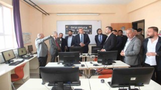 Köy okulunda robotik kodlama sınıfı kuruldu