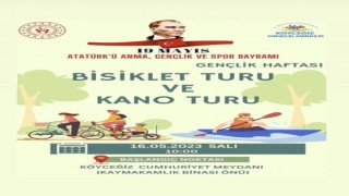 Köyceğizde kano ve bisiklet turu etkinliği yapılacak