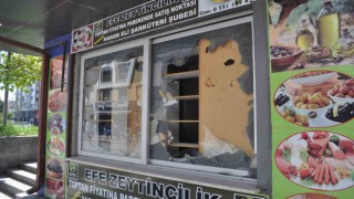 Kullanılmayan büfe vandalların hedefi oldu