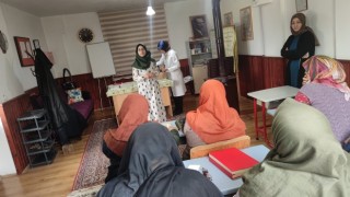 Kuran kursu öğrencilerine kanser taraması yapıldı