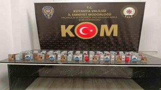 Kütahyada 113 paket gümrük kaçağı bandrolsüz sigara ele geçirildi