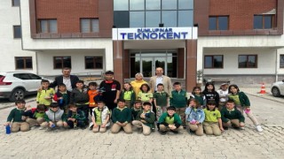 Kütahyada ilkokul öğrencilerinin Tasarım Teknokent heyecanı