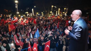 Kütahyada Recep Tayyip Erdoğan coşkusu meydanlara sığmadı