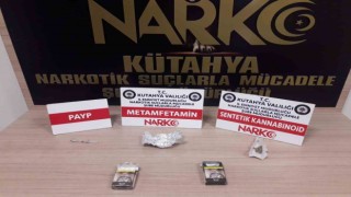 Kütahyada şüphe üzerine durdurulan 2 şahsın üzerinde uyuşturucu çıktı