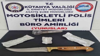 Kütahyada şüpheli şahsın üzerinden uyuşturucu çıktı