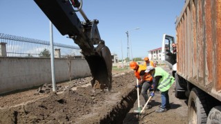 Malazgirtte doğalgaz çalışmaları başladı