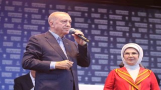 Mardinde halka hitap eden Cumhurbaşkanı Erdoğan kentten ayrıldı