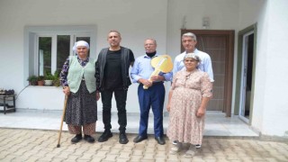 Marmaris Belediyesi ve AHBAP işbirliğiyle evlerine kavuştular