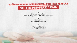 MEBde görevde yükselme sınavı, 9 Temmuzda yapılacak
