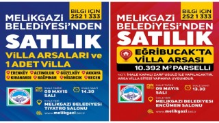 Melikgazi Belediyesinden satılık villa ve villa arsası ihalesi