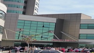 Mersinde hastane yemekhanesinde çıkan yangın korkuttu