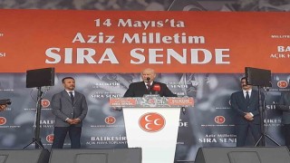 MHP lideri Bahçeli, Balıkesirde vatandaşlara hitap etti