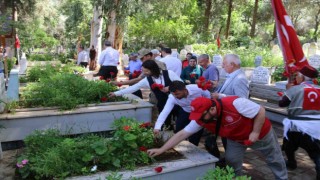 Milli Mücadele Kahramanı Şehit Kaymakam Saim Bey, kabri başında anıldı