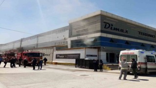 Mobilya fabrikasında korkutan yangın