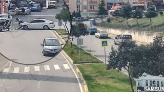 Motosiklet kazaları kamerada