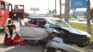 Motosikletle işe giden mesai arkadaşlarını ölüm ayırdı