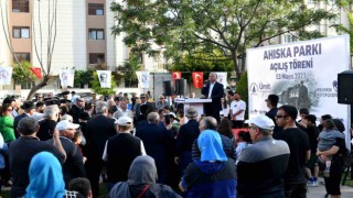Muratpaşada Ahıska Parkı açıldı