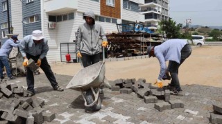 Nazilli Belediyesi Dallıcada sokakları yeniliyor