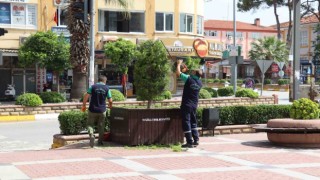 Nazillide temizlik ve bakım çalışmaları sürüyor