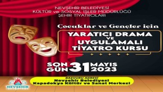 Nevşehirde Tiyatro Kursu kayıtları başladı