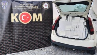 Niğdede 465 bin makaron ele geçirildi