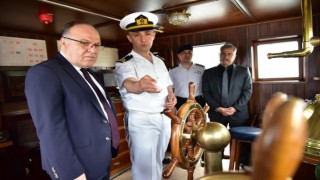 Nusret Müze Gemisi Zonguldakta ziyarete açıldı