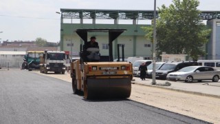 Ordu Büyükşehirden Ünyeye sıcak asfalt