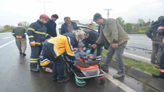 Orduda trafik kazası: 2 yaralı