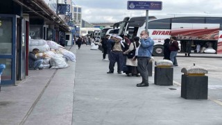 Otogarda ikinci tur seçim yoğunluğu