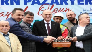 Pazarcı esnafı temmuz sonunda yeni yerinde olacak