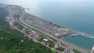 Rize Şehir Hastanesinin dolgu çalışmaları bitti, sıra üst yapı çalışmalarında