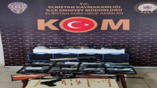 Ruhsatsız silahlar ele geçirildi, 2 şüpheli gözaltına alındı