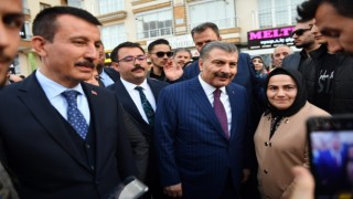 Sağlık Bakanı Koca, Altındağda inşasına başlanacak hastane alanında incelemelerde bulundu