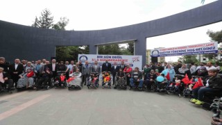 Şahinbeyde 91 engelliye tekerlekli sandalye