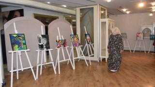 Şahinbeyli öğrencilerden muhteşem tablolar