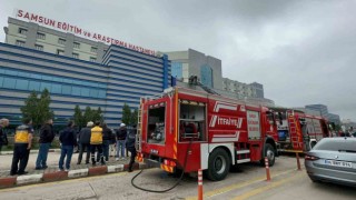 Samsun Eğitim ve Araştırma Hastanesinde korkutan yangın
