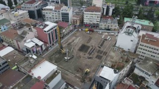 Samsuna 200 araçlı otopark ve meydan