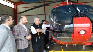Samsuna yeni ambulans helikopter