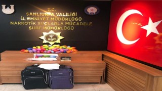 Şanlıurfada yolcu otobüsünde 16 kilo esrar ele geçirildi