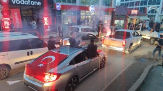 Seçim sonrası Aşkalede konvoy yapıldı