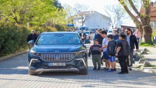 Şile otobanından ilk geçen otomobil “Yerli ve Milli” Toog oldu