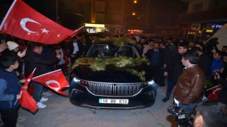 Sındırgıda binlerce vatandaş Togg için buluştu