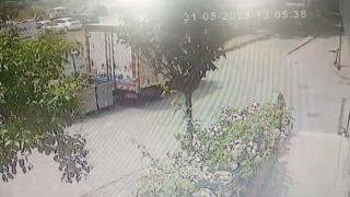 Şişlide feci olay kamerada: Genç kız balkona çarpıp yere düştü