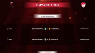 Spor Toto 1. Ligde play-off programı belli oldu
