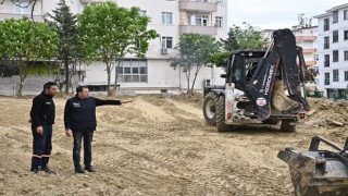 Süleymanpaşada yeni park alanı inşa ediliyor
