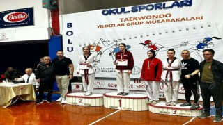 Taekwondo turnuvasında Eskişehire 3 madalya